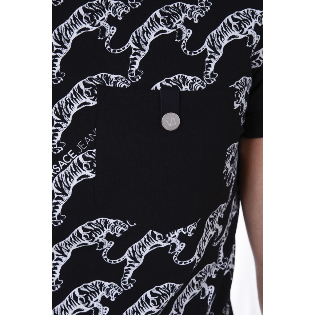 POLO J STR PRINT TIGER JUMP NERO