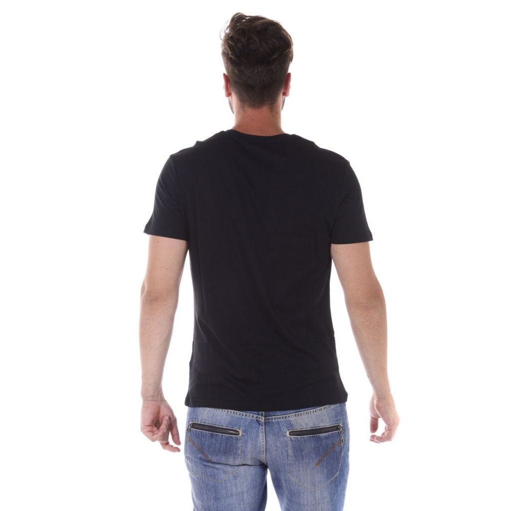 T-SHIRT JERSEY COT LUNA NERO