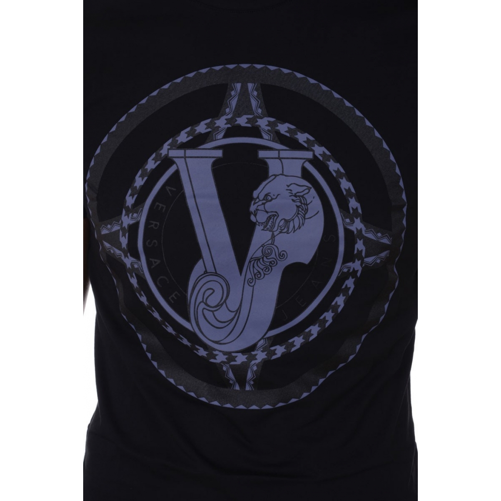 T-SHIRT JERSEY COT LUNA NERO