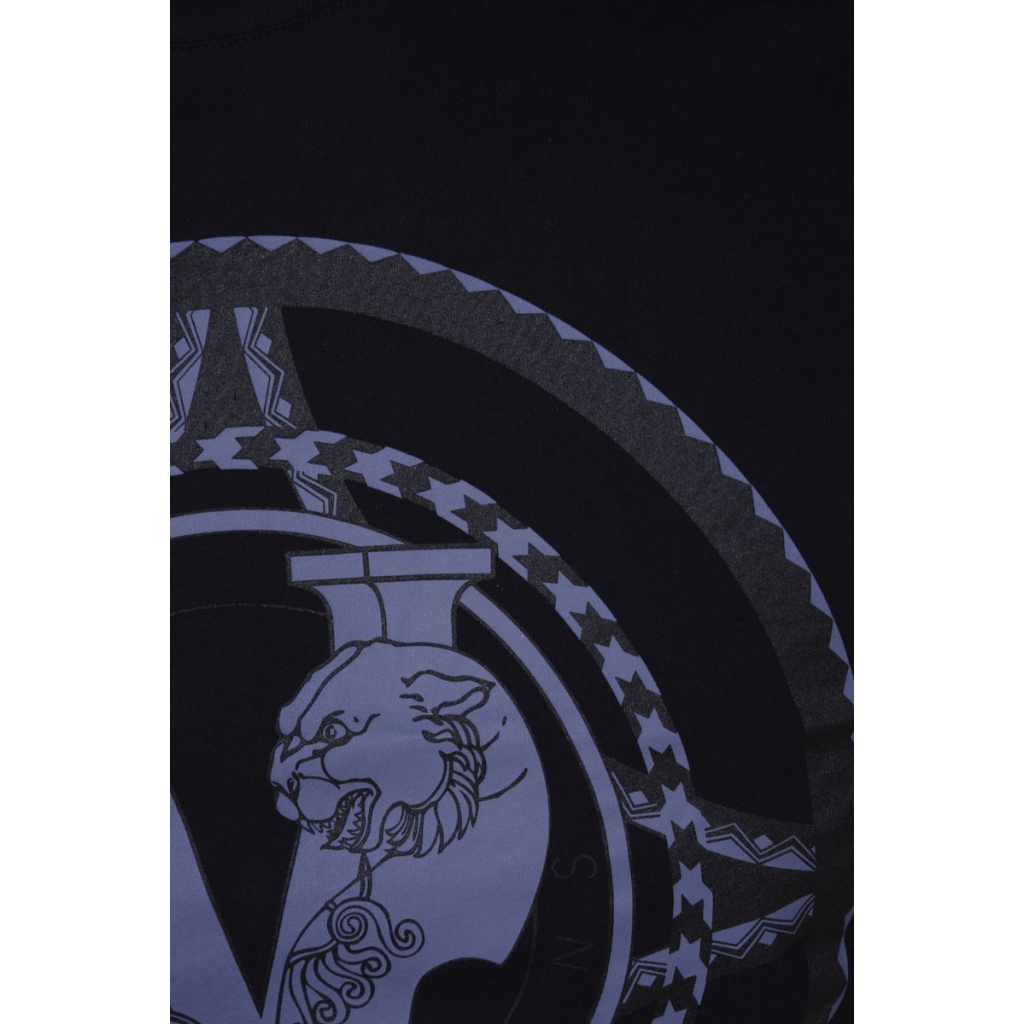 T-SHIRT JERSEY COT LUNA NERO