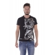 T-SHIRT JERSEY COT SOLE NERO