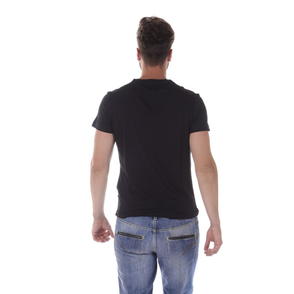 T-SHIRT JERSEY COT SOLE NERO