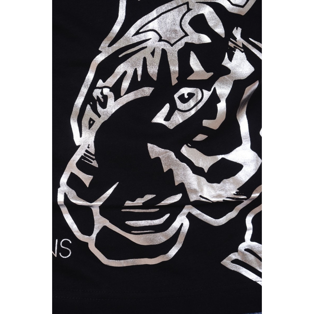T-SHIRT JERSEY COT SOLE NERO