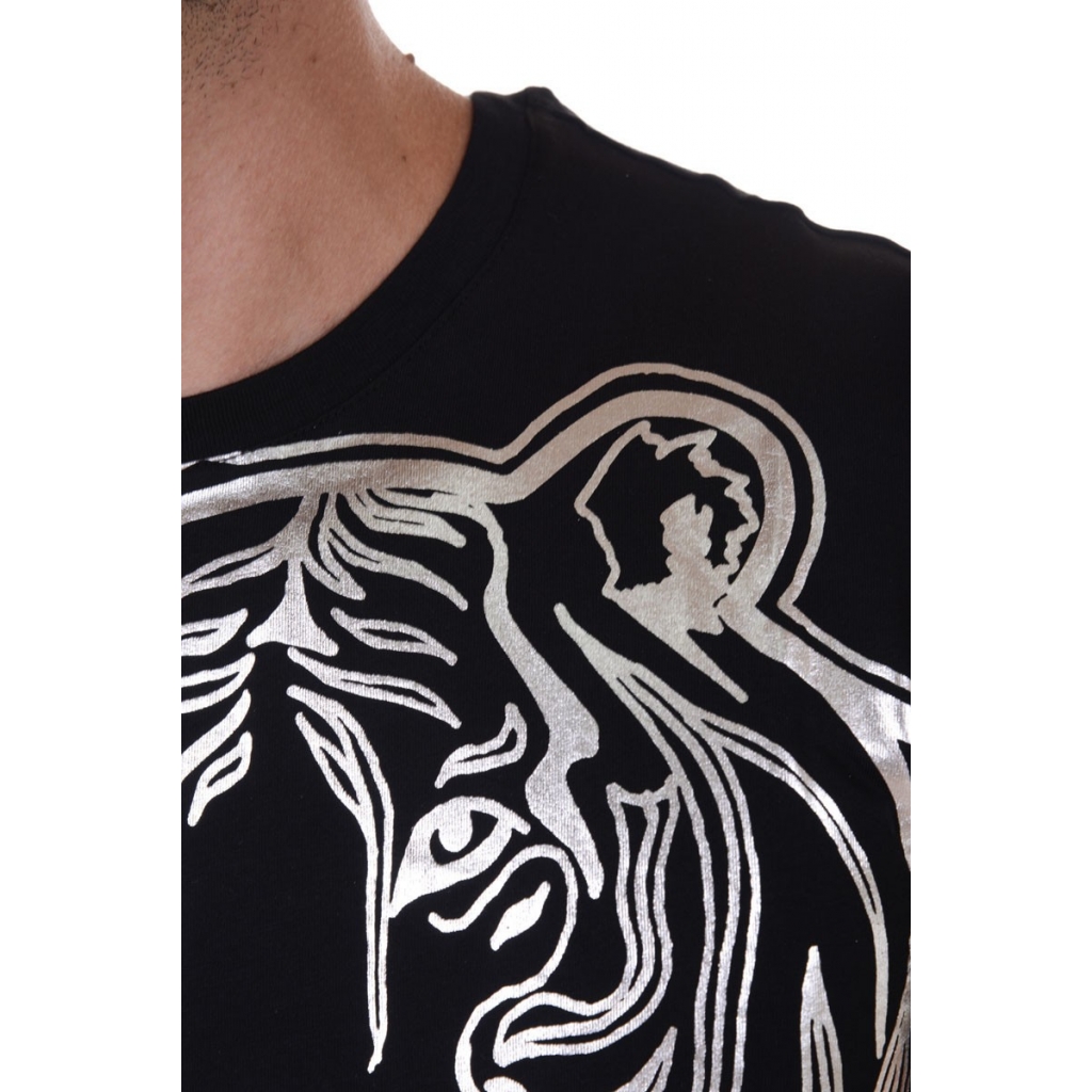 T-SHIRT JERSEY COT SOLE NERO