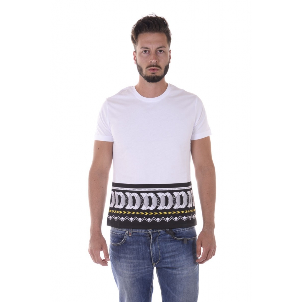 T-SHIRT JERSEY COT MARS BIANCO