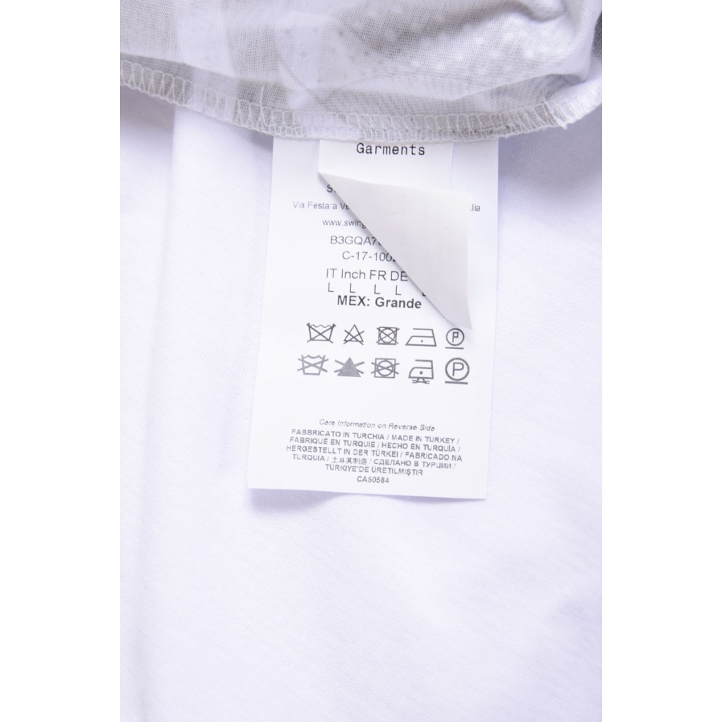 T-SHIRT JERSEY COT MARS BIANCO