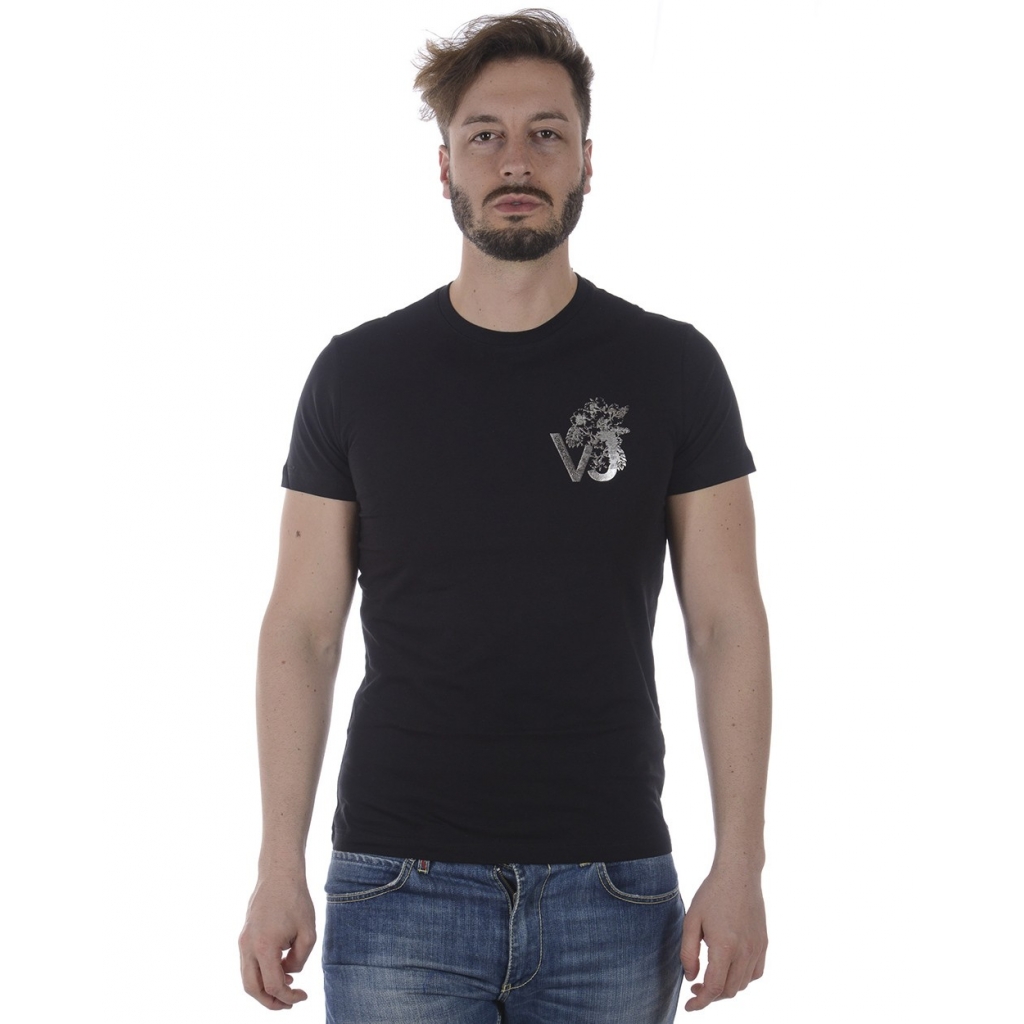 T-SHIRT PRINT VJ FLOW SLIM MC NERO
