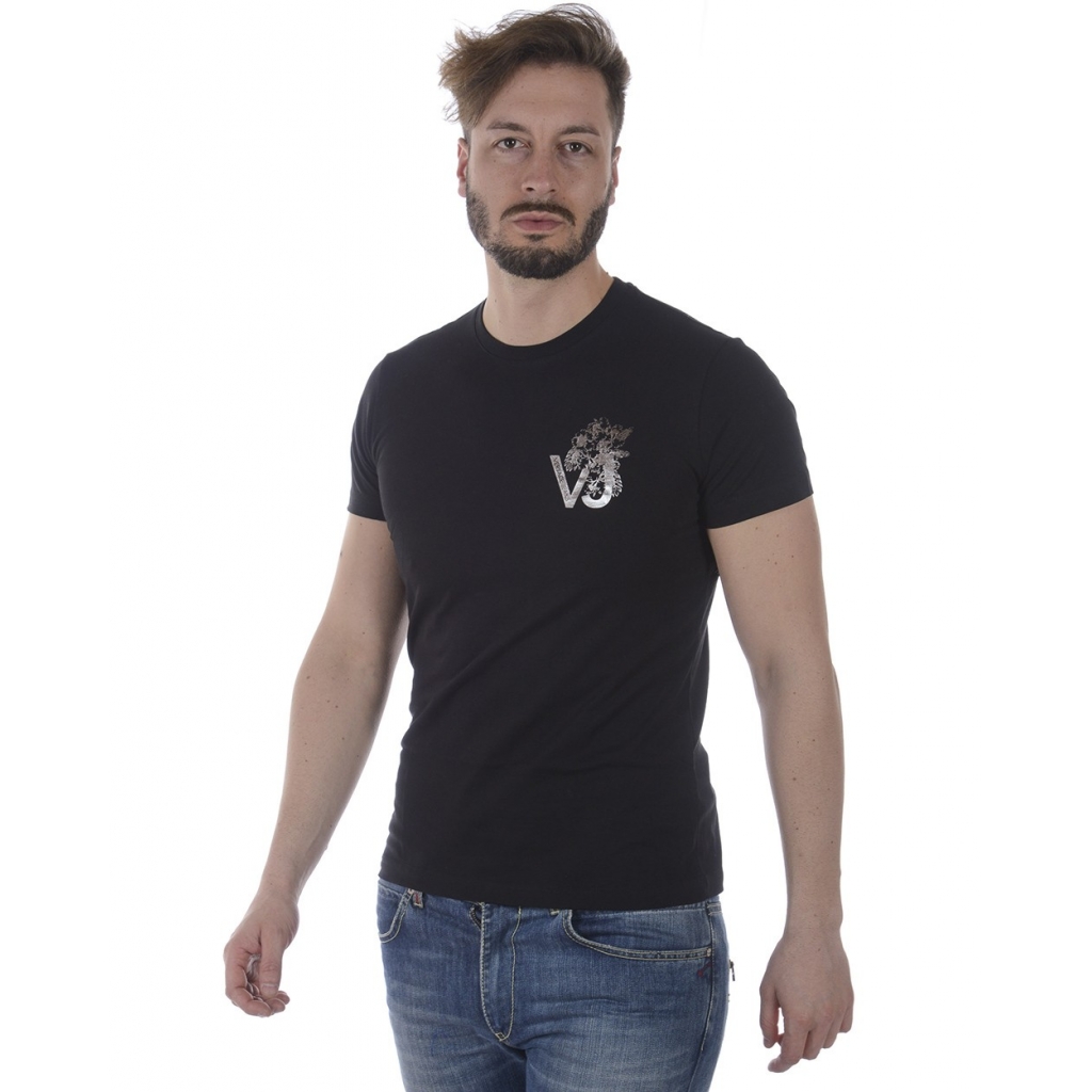 T-SHIRT PRINT VJ FLOW SLIM MC NERO