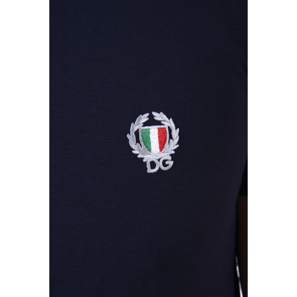 T-SHIRT SPORT CREST BLU