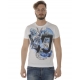 T-SHIRT PRINT 21 SLIM MC BIANCO
