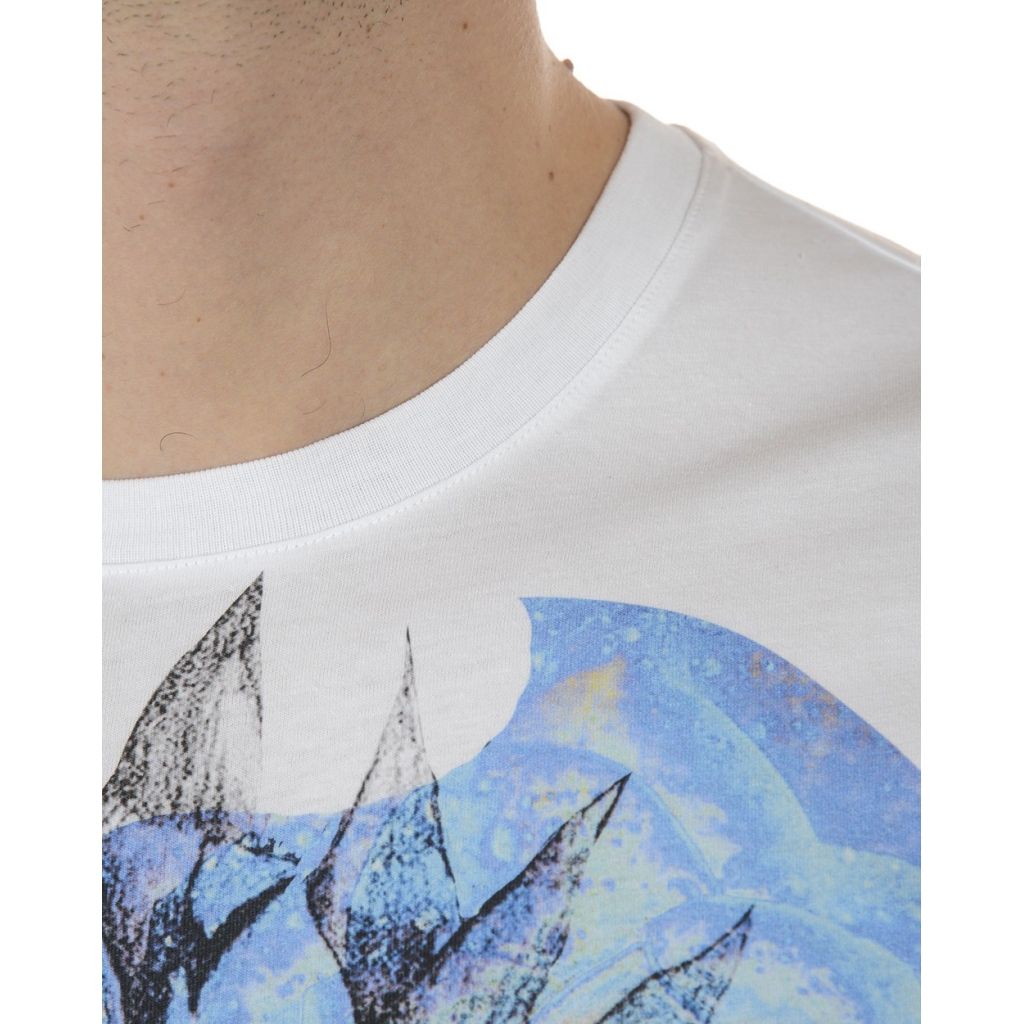 T-SHIRT PRINT 21 SLIM MC BIANCO