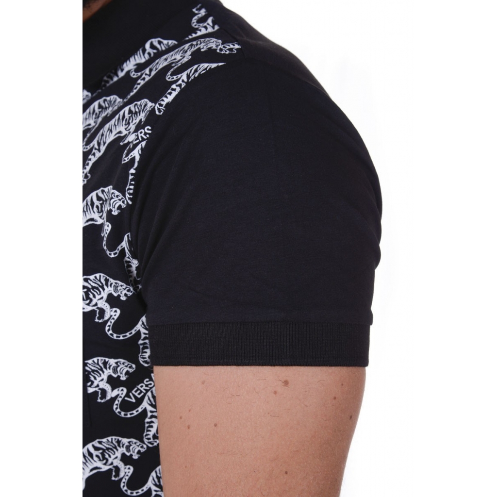 POLO J STR PRINT TIGER JUMP NERO