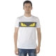 T-SHIRT T SHIRT EYES BUGS BIANCO