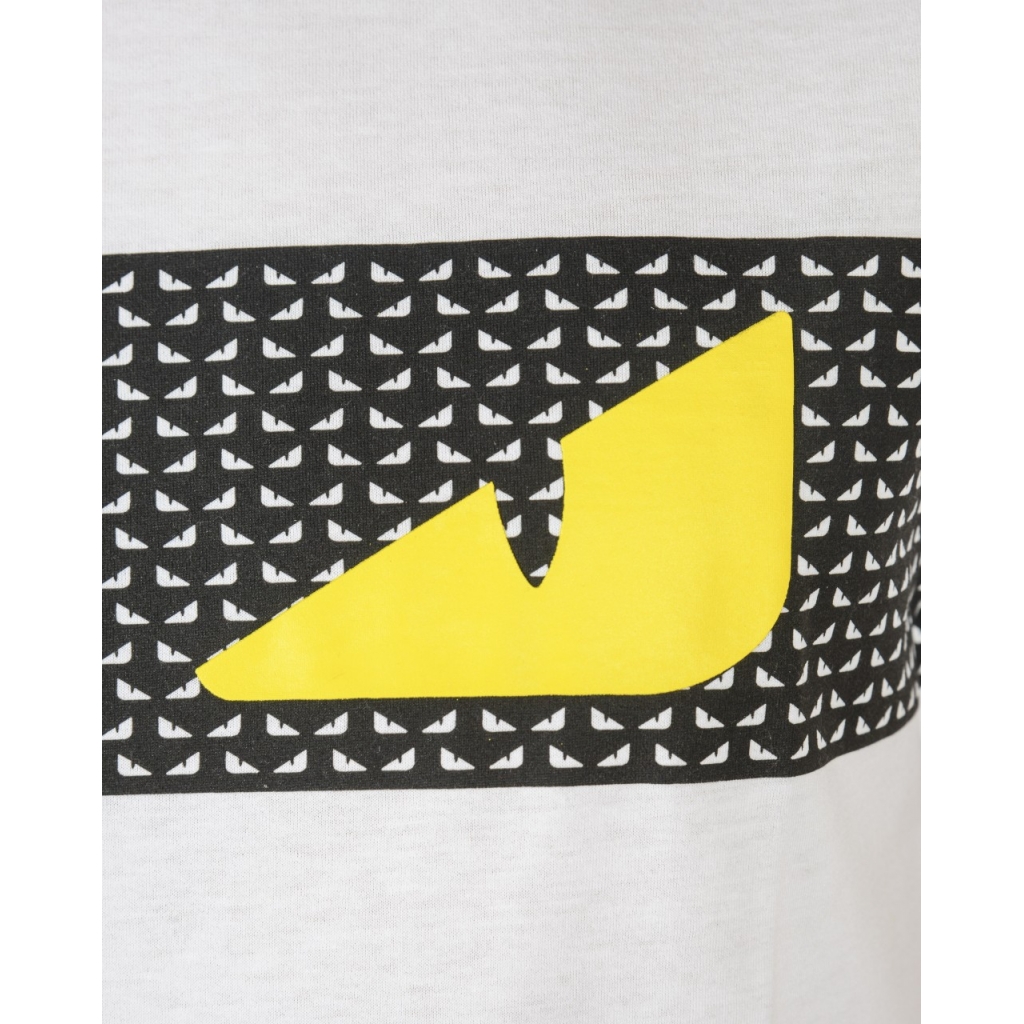 T-SHIRT T SHIRT EYES BUGS BIANCO