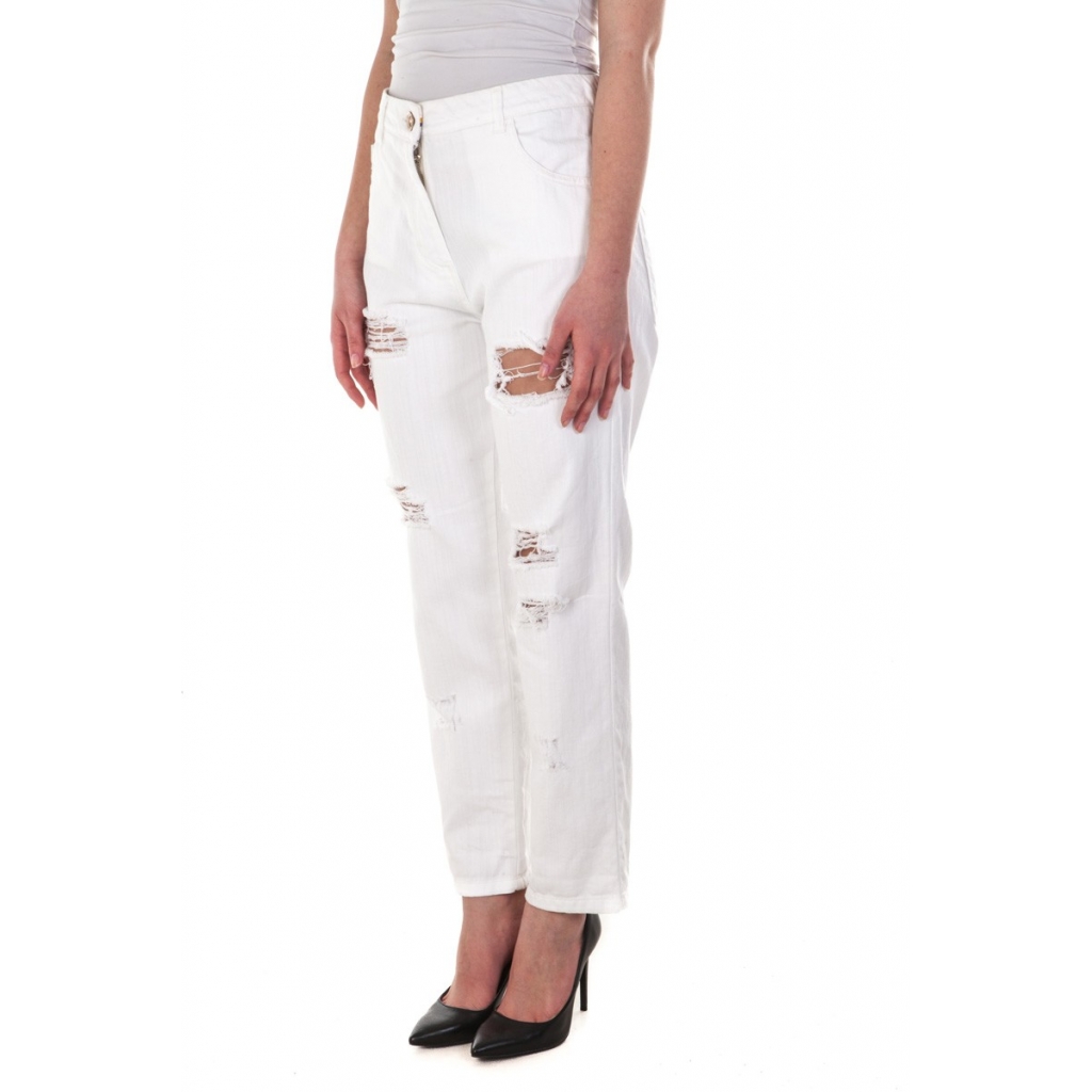 JEANS SUMAMPA BIANCO