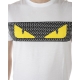 T-SHIRT T SHIRT EYES BUGS BIANCO