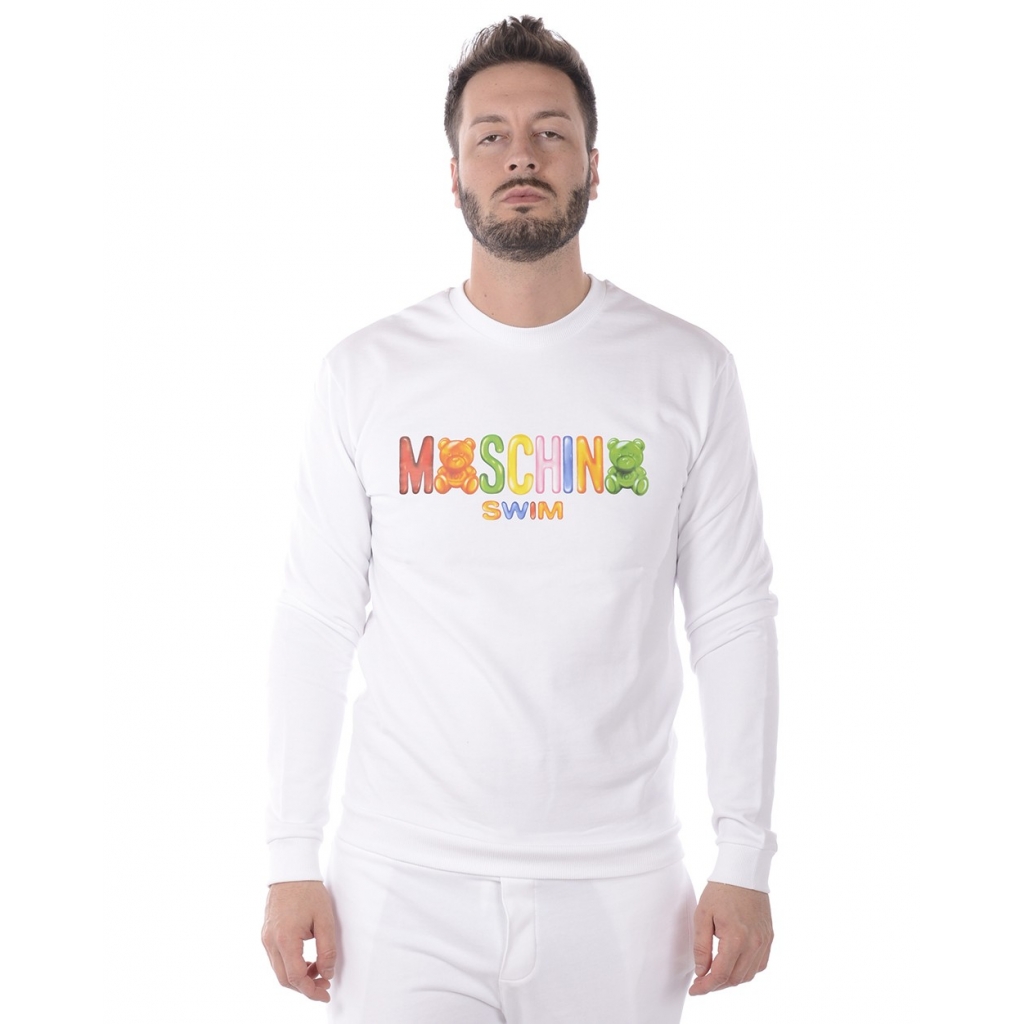 FELPA GUMMY LOGO SWEATSHIRT BIANCO