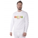 FELPA GUMMY LOGO SWEATSHIRT BIANCO