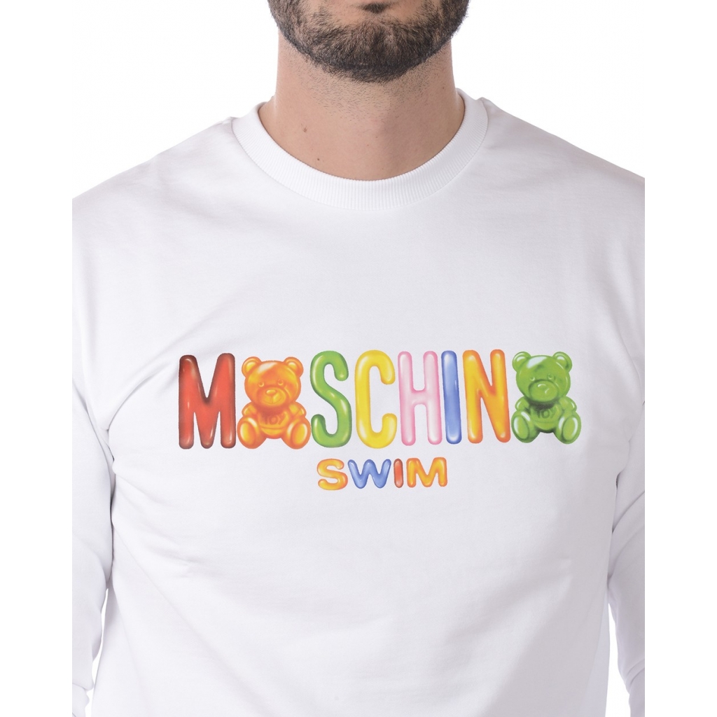 FELPA GUMMY LOGO SWEATSHIRT BIANCO