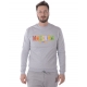 FELPA GUMMY LOGO SWEATSHIRT GRIGIO