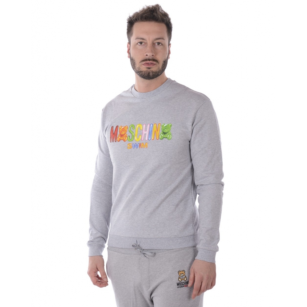 FELPA GUMMY LOGO SWEATSHIRT GRIGIO