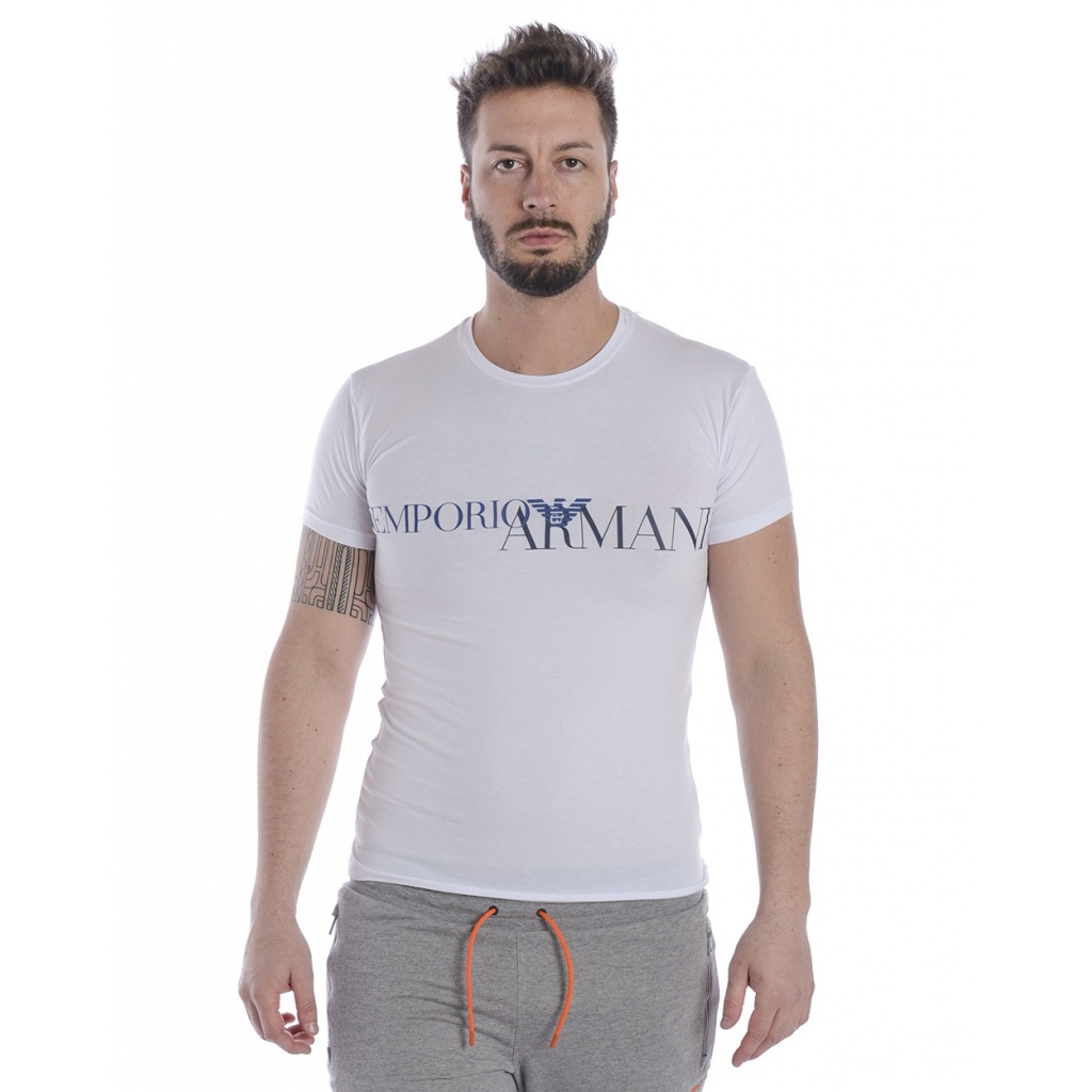 T-SHIRT STRETCH COTTON CREW NECK T SHI BIANCO