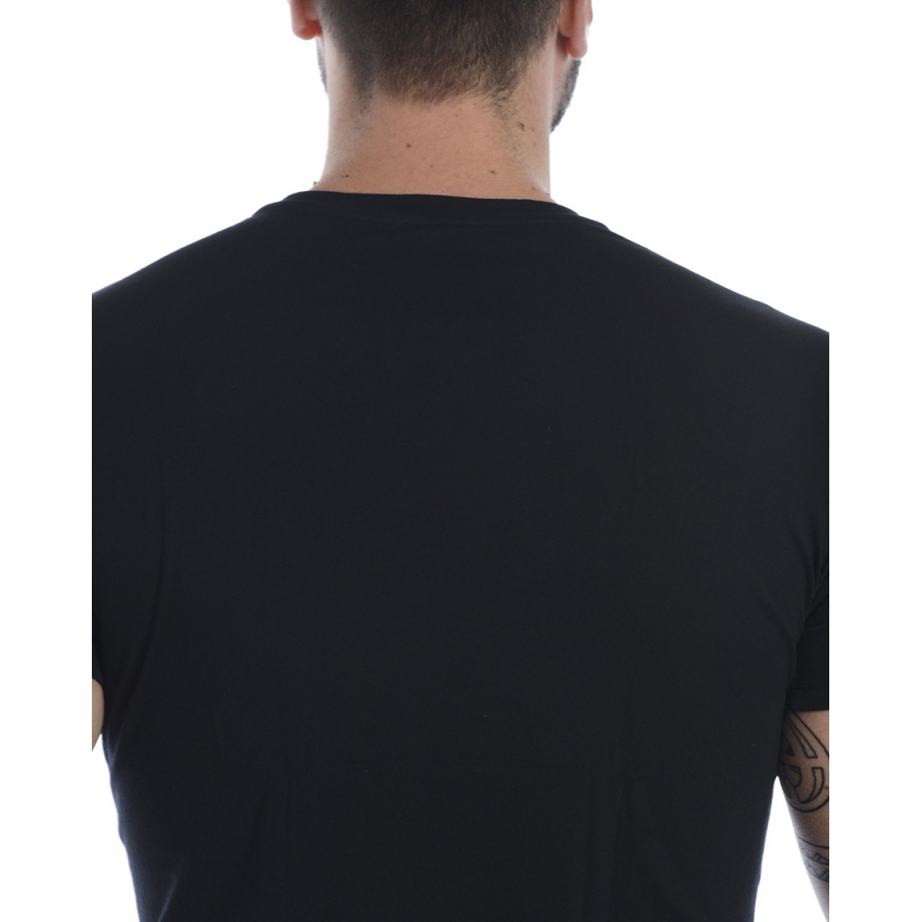 T-SHIRT STRETCH COTTON CREW NECK T SHI NERO