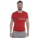 T-SHIRT STRETCH COTTON CREW NECK T SHI ROSSO