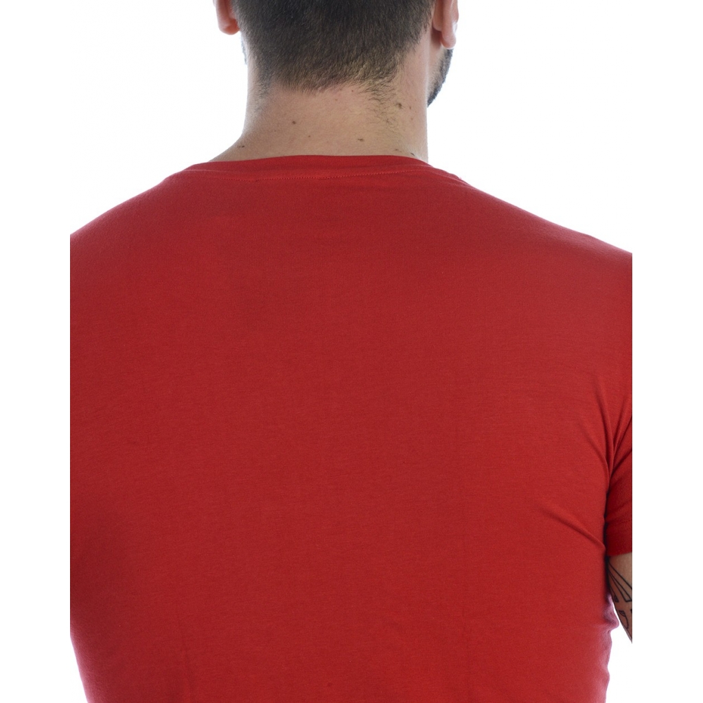 T-SHIRT STRETCH COTTON CREW NECK T SHI ROSSO