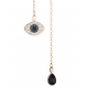 COLLANA DUO EVIL EYE Y BIANCO