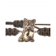 BRACCIALE PETS YORKSHIRE MARRONE