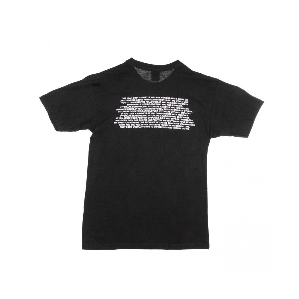 MAGLIETTA THIS IS AN OBEY T-SHIRT BLACK