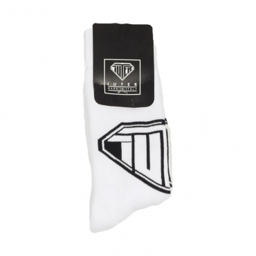 CALZE LOGO SOCKS BIANCO/NERO