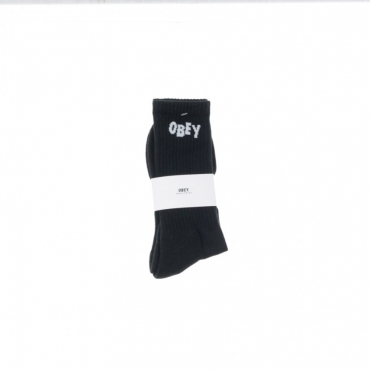 CALZE JUMBLED SOCKS BLACK/WHITE
