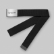 CINTURA CLIP BELT CHROME BLACK