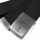 CINTURA CLIP BELT CHROME BLACK