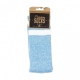 CALZE MID HIGH BLUE NOISE LIGHT BLUE MELANGE/WHITE