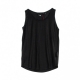 RIBBED TANK TOP JERSEY SCHWARZ LAM