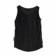 RIBBED TANK TOP JERSEY SCHWARZ LAM