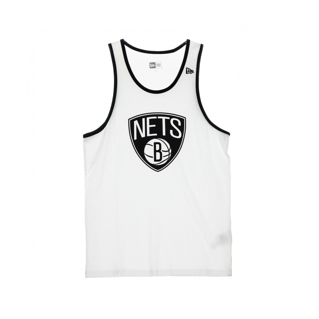 CANOTTA NBA TEAM APPAREL POP LOGO TANK BRONET WHITE