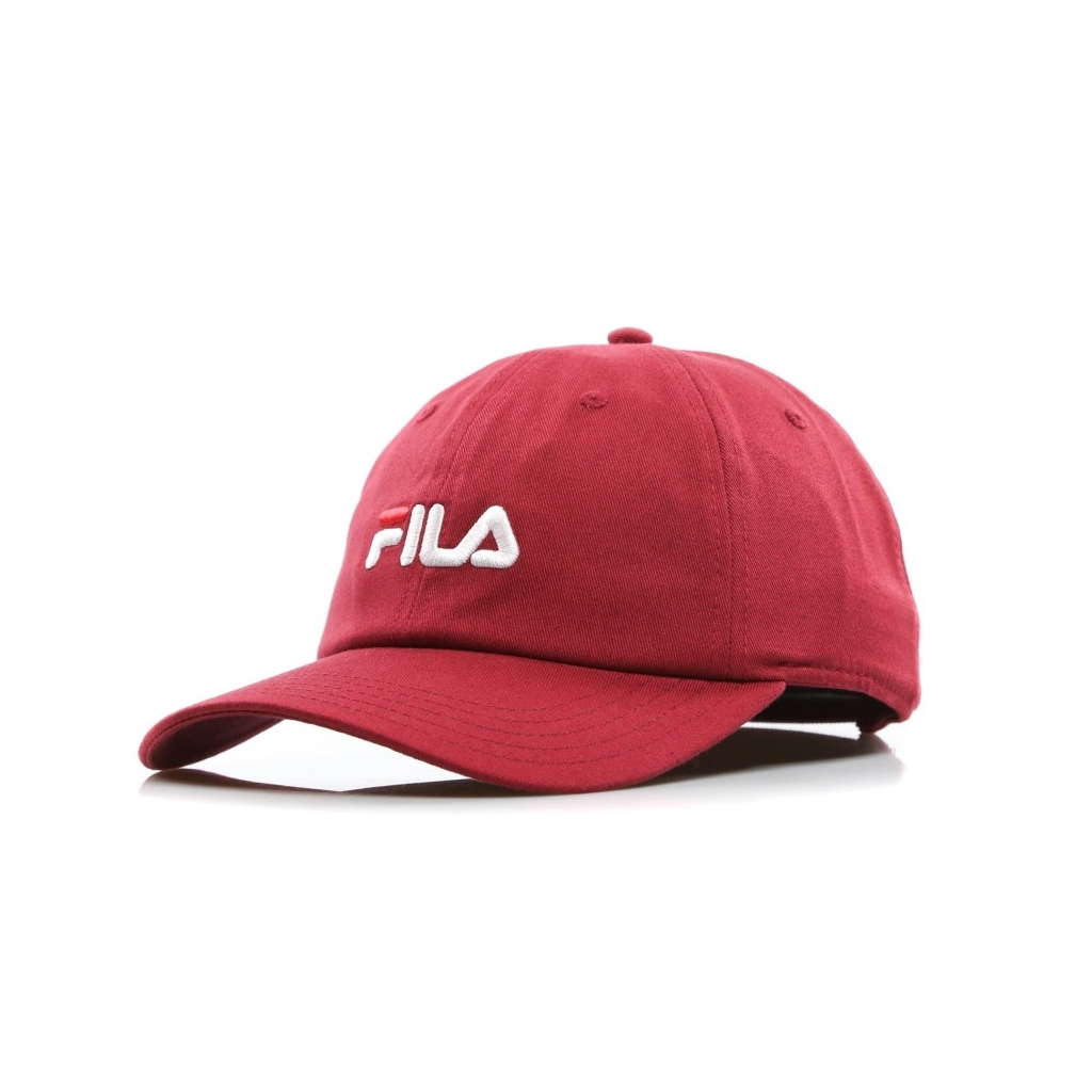 CAPPELLO VISIERA CURVA DAD CAP LINEAR STRAP BACK RED RHUBARB
