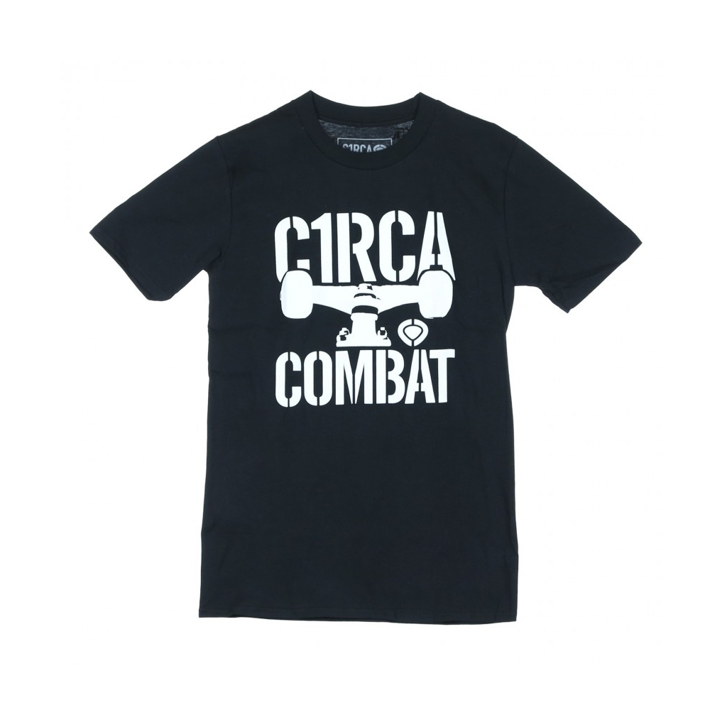 MAGLIETTA COMBAT TEE BLACK/WHITE