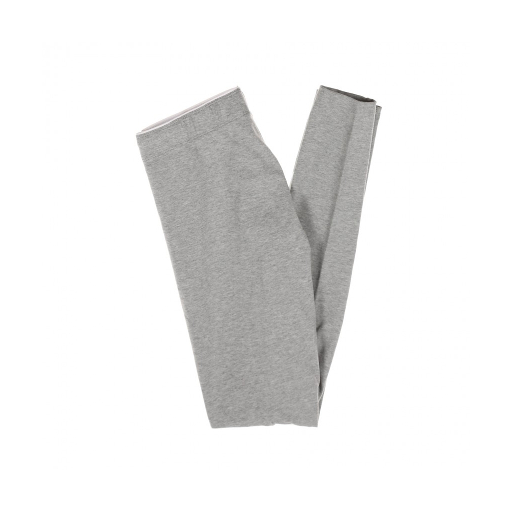 LEGGINS LEGGINGS CLUB LOGO2 DK GREY HEATHER/WHITE