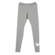 LEGGINS LEGGINGS CLUB LOGO2 DK GREY HEATHER/WHITE