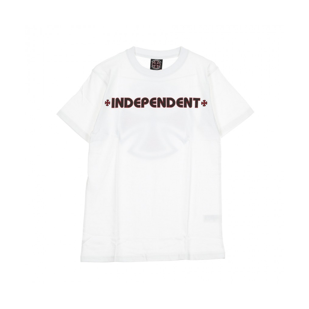 MAGLIETTA BAR CROSS TEE WHITE