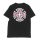 MAGLIETTA BAR CROSS TEE BLACK