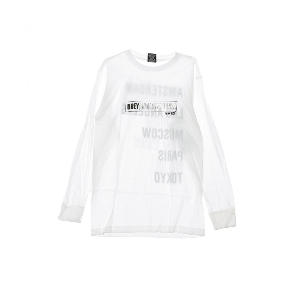 MAGLIETTA OBEY INTL CITIES WHITE