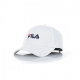 CAPPELLO VISIERA CURVA LINEAR LOGO 6 PANEL BRIGHT WHITE