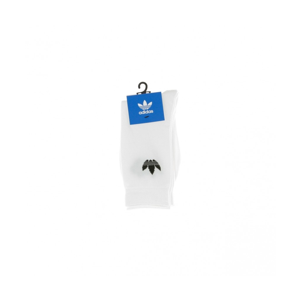 CALZE THIN TREF CREW WHITE/BLACK