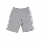 SHORT MEDIUM GRAY 3-STRIPE SHORT PANTS HEATHER